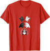 Panda Bear Giant Panda Fusion Dance White Back Panda Bear Giant Panda Fusion Dance Polar White Back Merge T-Shirt - Red