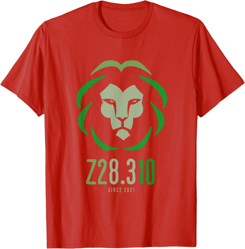 Liberty Styles Z28.310 Since 2021 Funny Lion T-Shirt - Red