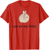 I Am at My Limit Rabbit T-Shirt in Red