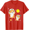 Hamster In Space Hamster Lover Gift T-Shirt - Red