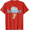 Beary 1st Birthday Boy Teddy Bear Matching Apparel Brother Teddy Bear 1st Birthday Boy Family Matching T-Shirt - Red