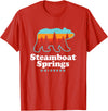 Steamboat Springs Colorado Bear T-Shirt - Red