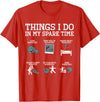 Manatee Gifts & Manatee Lover Apparel Manatee Round Tail Sea Cows T-Shirt - Red