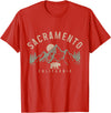 We Love Sacramento California Sacramento California Mountains Bear Nature Lover Vintage T-Shirt - Red