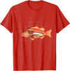 Anatomy of Fish T-Shirt - Red
