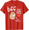 Hamster lover BFF Best Furry Friend my hamster cute fun kids T-Shirt - Red