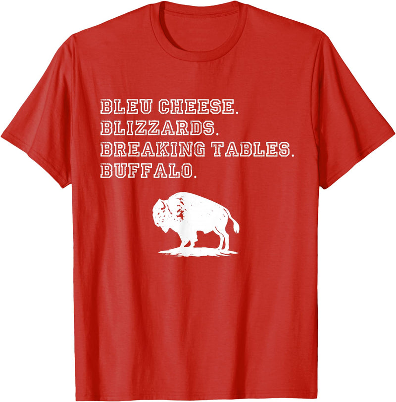 716 Buffalo New York Pride NY Food Souvenirs The Best of Buffalo New York Souvenir Shop T-Shirt - Red