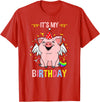 Its My Birthday Pig T-Shirt - Red