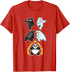 Wowsome! Panda Fusion Funny Panda Bear Lovers T-Shirt - Red