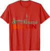 Berliner Bär Designs - Berlin Shop - Berlin Berlin Design - Berlin Bear - I Love Berlin T-Shirt - Red