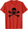 DATZLYF Skull and Crossbones t-shirt T-Shirt - Red