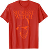 Severed Books Sickest Witch, Hayride - Classic Logo T-Shirt - Red