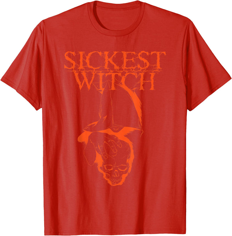 Severed Books Sickest Witch, Hayride - Classic Logo T-Shirt - Red