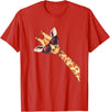 ÄGiräffeCo. Funny Giraffe Sunglasses T-Shirt - Red