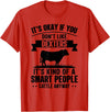 Funny Dexters Gift for Men & Rancher Smart People Cattle Farmer - Cow Breed Dexters T-Shirt - Red