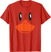 Animal Costume By Blink Imprints Cute Duck Face T-Shirt Awesome Halloween Costume Gift Shirt T-Shirt - Red