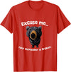 Z Generation TEES Funny Bear Excuse Me Your Birdfeeder Is Broken T-Shirt - Red