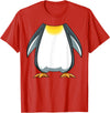 HalloweenCentre Co. Funny Penguin Costume Penguin Body Headless Penguin Costume T-Shirt - Red