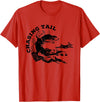 Rabbit Hunter - Beagles - Chasing Tail - Hunting Cottontail T-Shirt in Red