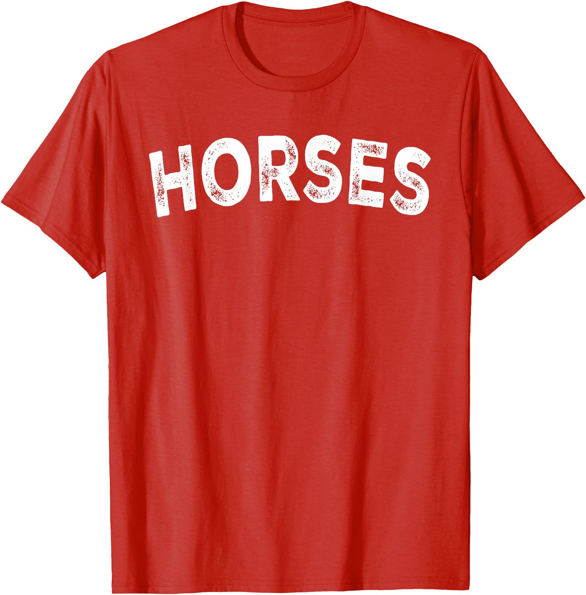 Horses - Styles Horses T-Shirt - Red