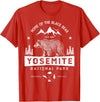 Lique National Park Yosemite National Park T shirt California Bear Vintage Gifts T-Shirt - Red