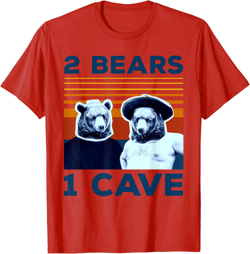 2 BEARS 1 CAVE T-Shirt - Red