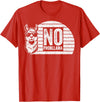 Teetro No Probllama Cool Llama Sunglasses Humor Animal T-Shirt - Red