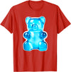 Urban Empyre Blue Gummy Bear Candy T-Shirt - Red