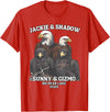 Jackie and Shadow Bald Eagle Family Tee Jackie and Shadow Sunny and Gizmo Big Bear Lake 2025 T-Shirt - Red