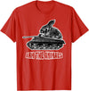 Cute Rabbit Lover Bunny Graphic Tank Top in Red