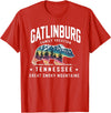 Gatlinburg Family Vacation Tees Family Vacation Mountains Gatlinburg Tennessee Bear Souvenir T-Shirt - Red