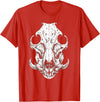 Hog Hunter Skull Co. Hog Hunter Skull Hunting Wild Hog Pigs T-Shirt - Red