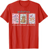Pediatrics s Day PEDS Nurse Stamp Bear V-day Work Pediatrics Valentines Day PEDS Nurse Stamp Bear V-Day Work P T-Shirt - Red
