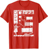 Vintage Fairy Tale Shirts The 3 Bears Vintage Goldilocks Retro Fairy Tale T-Shirt - Red
