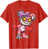 Teddybär Bad and Cute Teddy Bear T-Shirt - Red