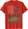 Hunting By Design Tee Company Hog Hunting Shirts for Men Women Wild Boar Pig Hunter T-Shirt - Red