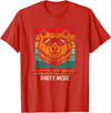Winter, Spring, Summer & Fall Apparel Spring Hibernation Season Over Funny Retro Party Mode Bear T-Shirt - Red