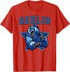 High School Team Spirit MVP Berlin Sports Berlin Bears High School Team Spirit T-Shirt - Red