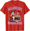 Halloween Shirt Women Men Funny Tees All Men Are Cremated Equal Feminist Halloween Funny Women T-Shirt - Red