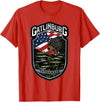 Great Smoky Mountains National Park Souvenirs Gatlinburg Tennessee Souvenirs Bears Gifts TN American Flag T-Shirt - Red