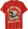 Great Smoky Mountains National Park Tennessee USA Great Smoky Mountains National Park Tennessee Bear Hike T-Shirt - Red