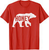 Matching Family Bear by Foxio Honey Bear Matching Family Camping Bear Funny Honey T-Shirt - Red