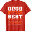 Good Better Best Inspirational Outfit Good Better Best Never Let It Rest Funny Motivation Bear T-Shirt - Red