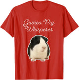 Miller Sye Guinea Pig Whisperer - American Guinea Pig T-Shirt - Red