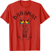 Funny Swimming Pigs It's Better in the Bahamas Bahamas Pig Bahamas Souvenir Family Vacation Trip T-Shirt - Red