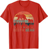 Beepa Bear Father's Day T-Shirt Vintage Beepa Bear Wildling Father's Day T-Shirt - Red