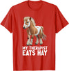 Funny Miniature Horses Gifts Miniature Horse Mini Horse Pet Tiny Horse Lover Pony Tie Dye T-Shirt - Red