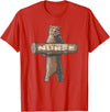Cartba Nursing Co. Awesome Nurse Funny Saying | Fun Nursing Appreciation T-Shirt - Red