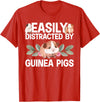 Guinea Pig Gift Guinea Pig Accessories & Stuff Cute Guinea Pig Art For Men Women Kids Guinea Pig Cavy Lover T-Shirt - Red