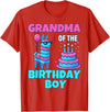 gaming gamer Birthday Llama Pinata Family Apparel grandma Birthday Boy Llama Pinata Party family mathing women T-Shirt - Red
